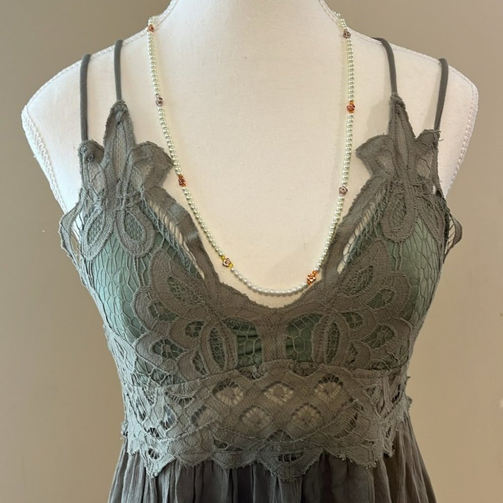[M]La Miel Nashville Breeze Hi Low Long  Slip Maxi Dress - Picture 6 of 10